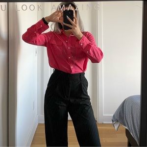 Calvin Klein women pink shirt size S